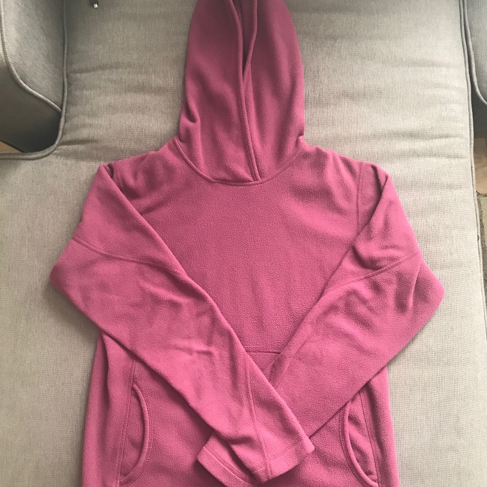 Maroon Patagonia Fleece Pullover Hoodie Size Small